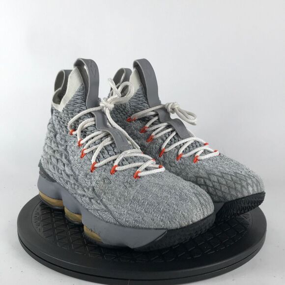 Nike LeBron 15 XV Gray Basketball Shoes 922811-080 Women’s Size 8 (6.5Y) - Picture 3 of 11